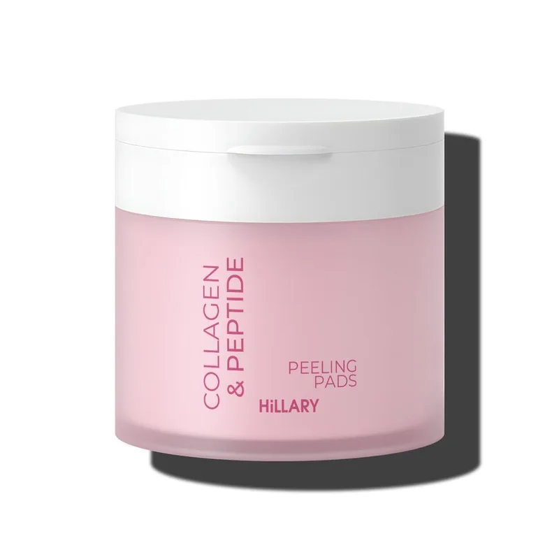 Відлущувальні тонер-педи з колагеном та пептидами Hillary Collagen & Peptide Peeling Pads, 60 шт