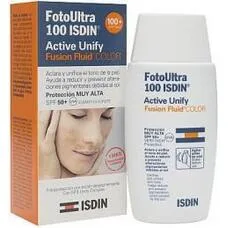 Флюїд тональний ISDIN ACTIVE UNIFY COLOR вирівнює тон шк., запобігає пігментації SPF50, 50мл