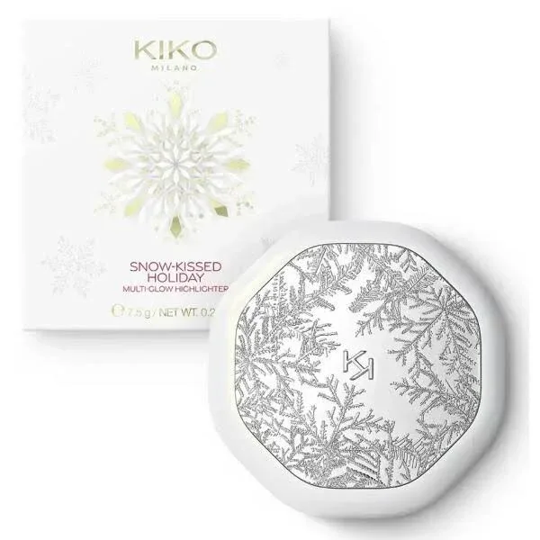 Хайлайтер,рум'яна Kiko Milano Snow-Kissed Holiday Multi-Glow Face Highlighter 7,5 г (32086707)