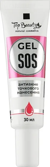 Top Beauty SOS Gel - SOS-гель для обличчя проти акне