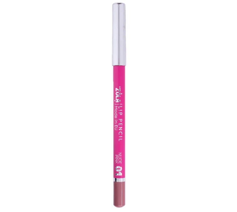 Олівець для губ Zola Lip Pencil 01 Nude Pink Нюдово-рожевий