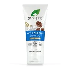 Шампунь Dr. Organic з кавовими зернами проти лупи 200мл