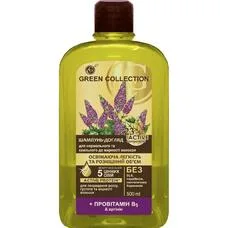 Шампунь-догляд Green Collection освіжаюча Легкість та обєм 500мл