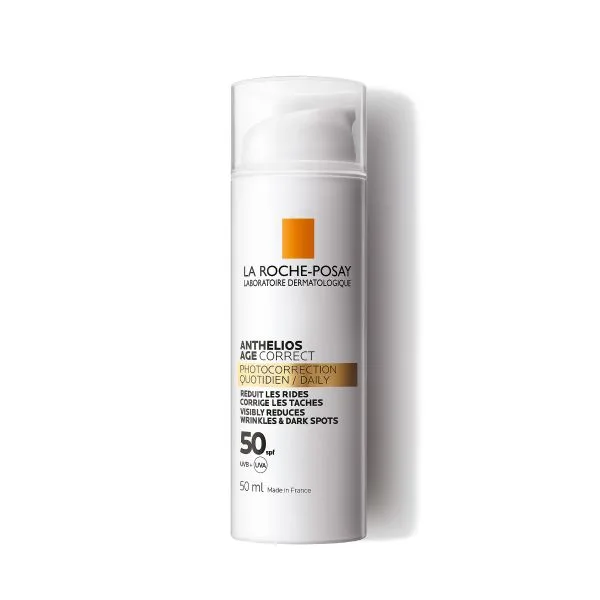 Сонцезахисний засіб для обличчя La Roche-Posay Антеліос Correct SPF 50+ антивіковий 50 мл