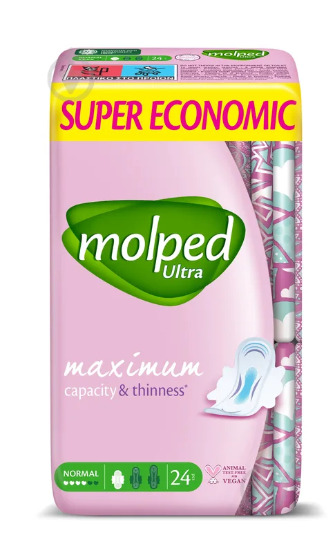 Прокладки гігієнічні Molped normal 4 краплі 24 шт.