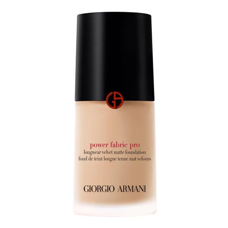 Матувальна тональна основа Giorgio Armani Power Fabric Pro Longwear Velvet Matte Foundation №3 30 мл