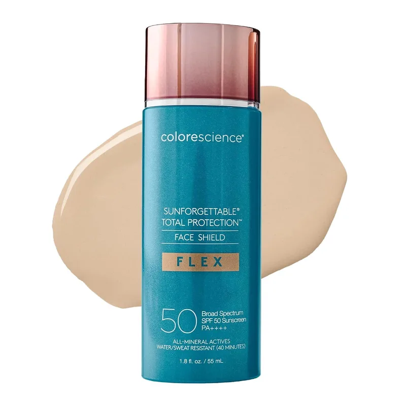 Тонувальний сонцезахисний флюїд для обличчя Colorescience Total Protection Face Shield Flex SPF 50 Fair 55 мл