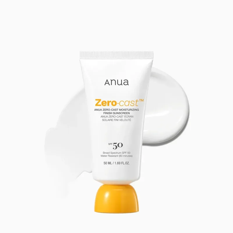 Anua Zero-Cast Moisturizing Finish Sunscreen зволожуючий захисний крем SPF 50 50 мл