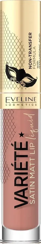 Помада для губ рідка матова Eveline variete perfect matte lip ink з гіалуроновою кислотою