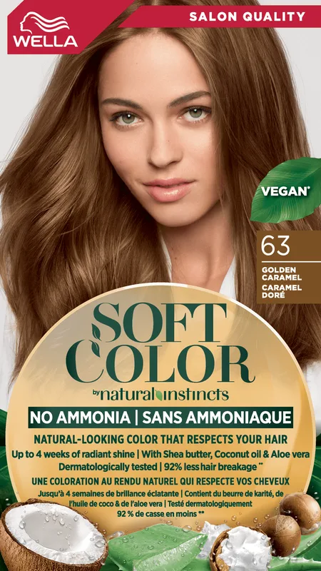 Фарба для волосся без аміаку WELLA Soft Color 63 Карамель