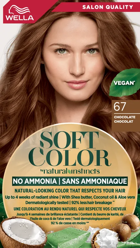 Фарба для волосся без аміаку WELLA Soft Color 67 Шоколад