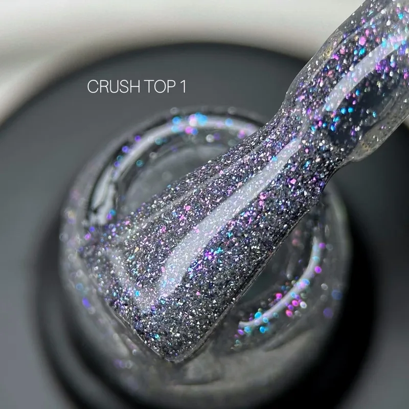 Топ світловідбивний для гель-лаку без липкого шару Saga Crush Top