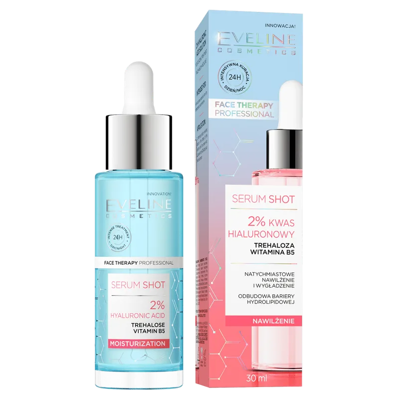 Сироватка для обличчя Eveline з гіалуроновою кислотою 2% Serum Shot, 30 мл