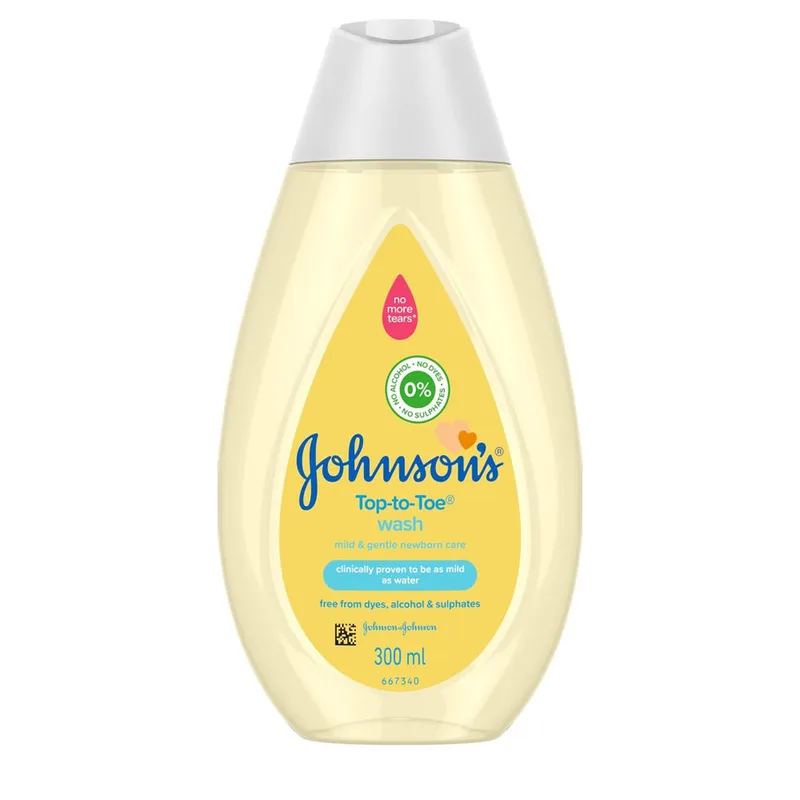 Пінка-шампунь дитяча JOHNSON'S BABY (Джонсон Бебі) для миття та купання Від верхівки до п'яточок