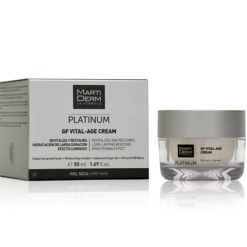 Крем для обличчя MartiDerm Platinum GF Вітал-Ейдж для сухої шкіри, 50 мл