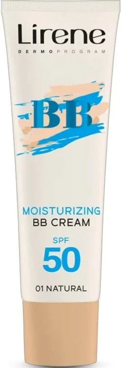 BB-крем для обличчя Lirene зволожуючий SPF50 Natural 01, 30 мл