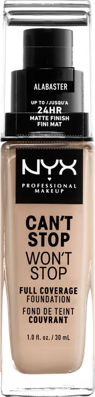 Тональна основа NYX Professional Makeup Can't Stop Won't Stop 02 Alabaster 30 мл
