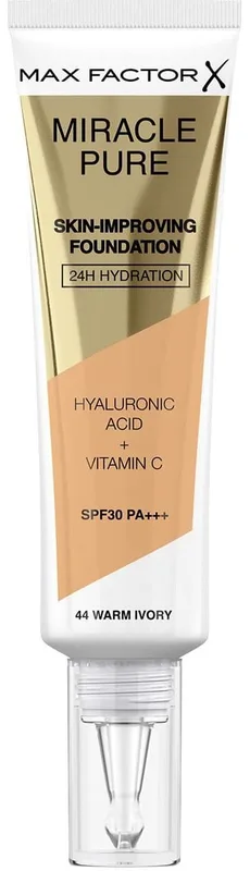 Тональна основа для обличчя Max Factor Miracle Pure Skin-Improving Foundation №044, 30 мл