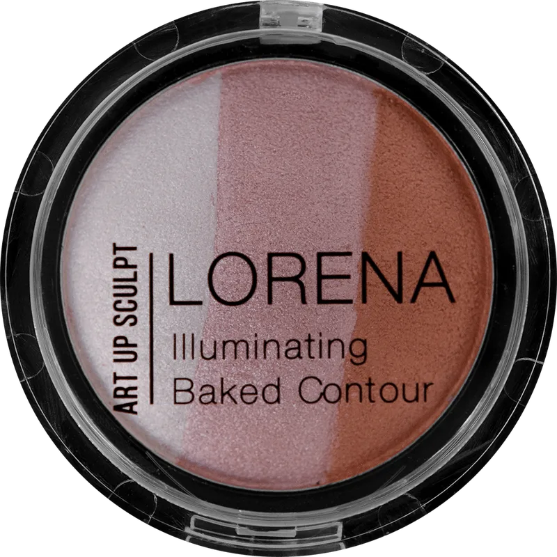 Палітра для контурування LORENA beauty Illuminating Baked Contour