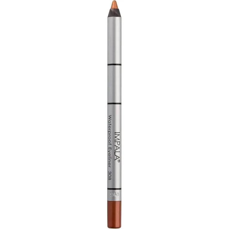 Олівець для очей водостійкий на бджолиному воску Impala Waterproof Eyeliner 308 Бронзовий світлий (483)