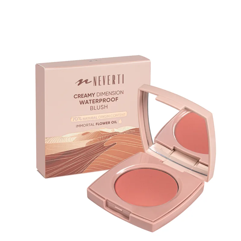 Рум'яна водостійкі компактні Neverti Creamy Dimension Waterproof Blush 6 г NP203 004 Sweet Touch Помаранчевий (13348348)