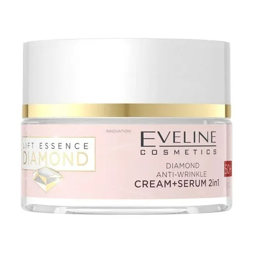Крем-сироватка для обличчя Eveline Diamond Lift Essence 50+, 50 мл