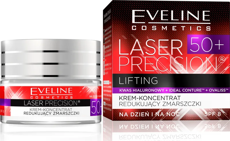 Крем-концентрат для обличчя проти зморшок Eveline Laser Precision 50+, 50 мл
