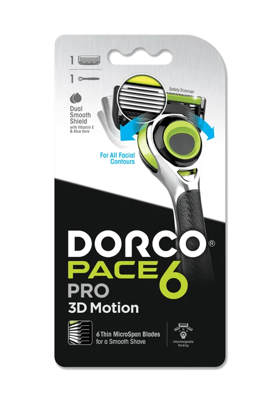 Dorco Pro 3D Motion станок+1 картридж, 6 лез