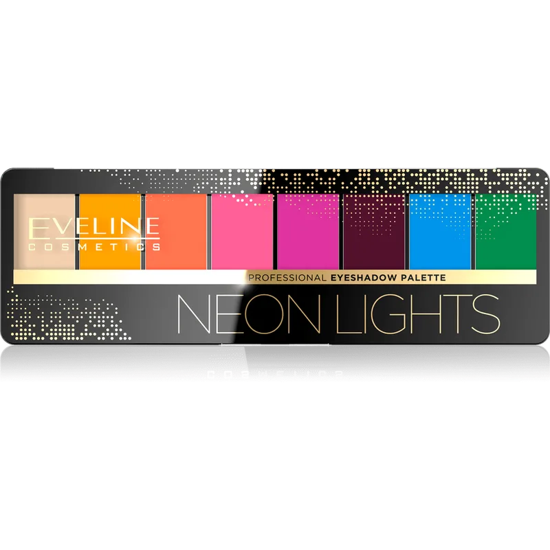 Тіні для повік Eveline Cosmetics Neon Lights серії Professional Eyeshadow Palette; 9,6 гp