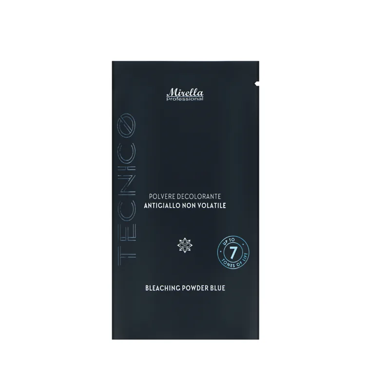 Пудра для волосся освітлююча блакитна Mirella Professional Bleach Powder Blue саше 30 мл