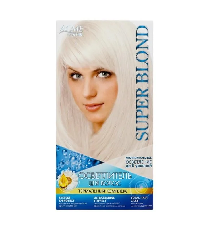 Освітлювач для волосся Super Blond Acme-Color 9640
