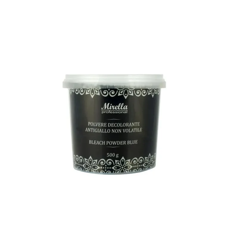 Пудра для волосся освітлююча блакитна Mirella Professional Bleach Powder Blue 500 мл