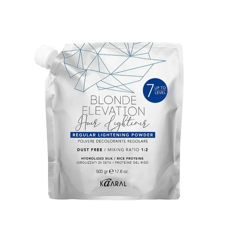 Освітлювальна пудра для волосся до 7 рівнів Kaaral Blonde Elevation Regular Lightener Powder 500 г