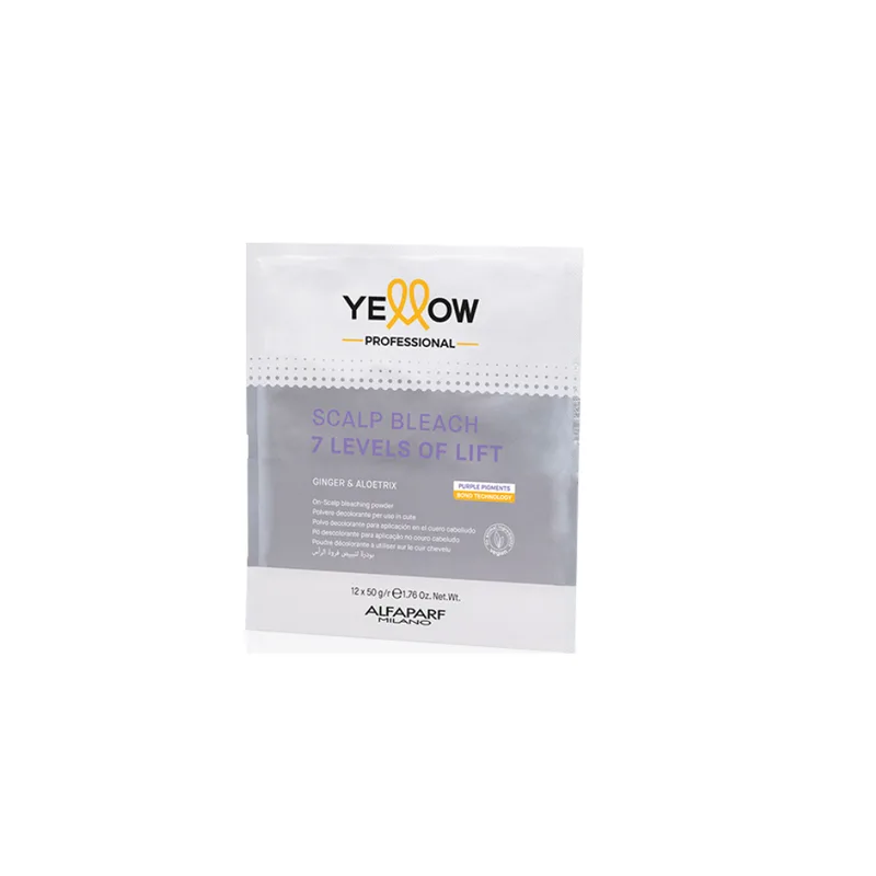 Пудра освітлююча делікатна Yellow Scalp Bleach 7 Levels Of Lift 50 г