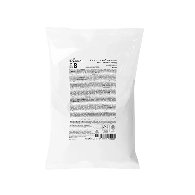 Освітлювальна пудра для волосся до 8 рівнів Kaaral Maraes Lightener Powder 400 г