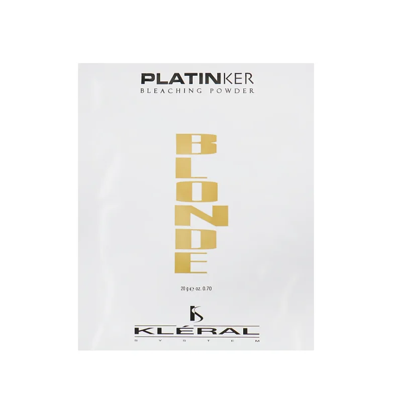 Пудра cяюча з антижовтим ефектом в саше KLERAL System Platinker 20 г