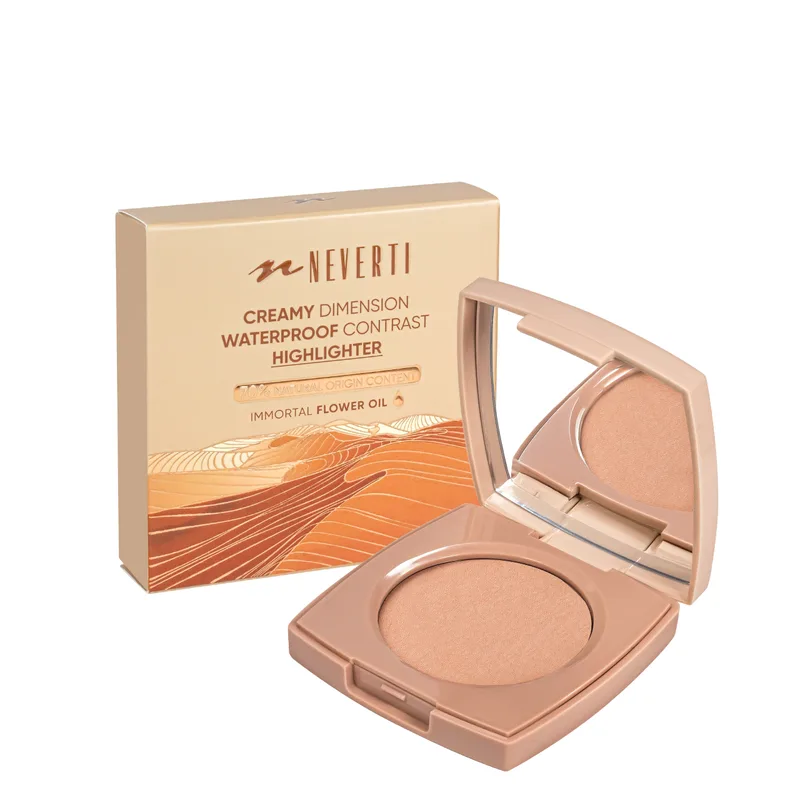 Хайлайтер водостійкий для обличчя Creamy Dimension Waterproof Contrast Highliter Neverti