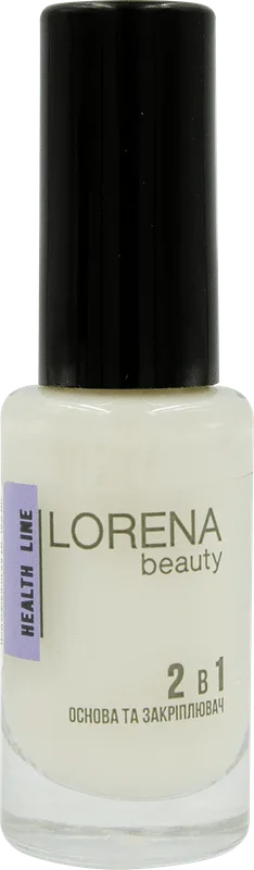 LORENA beauty догляд за нігтями Health Line 2в1 Основа та закріплювач № 05, 10,5мл
