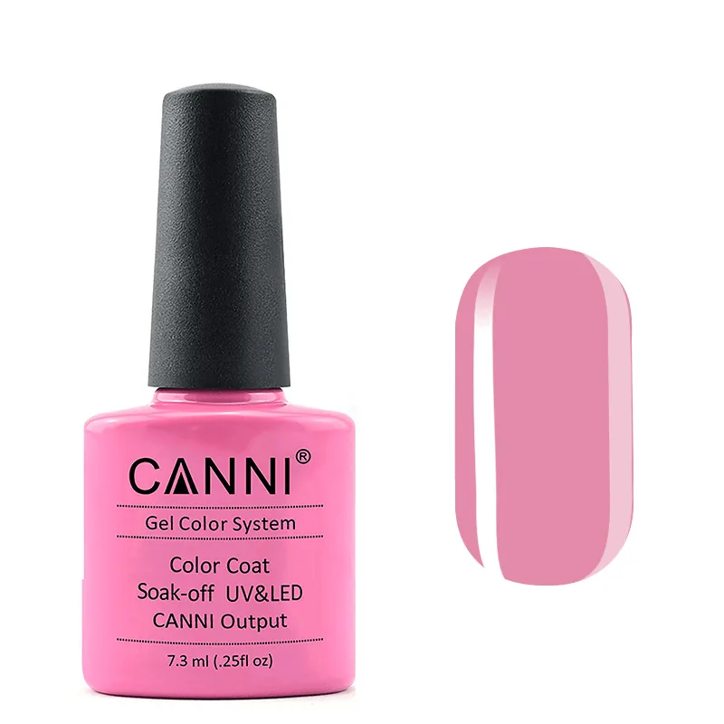 Гель-лак Canni Color Coat Soak-off UV&LED 247 натуральний рожевий 7.3 мл