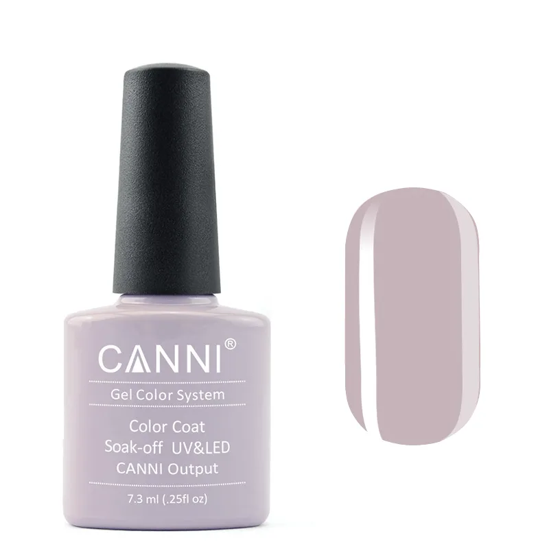 Гель-лак Canni Color Coat Soak-off UV&LED 162 кава з молоком 7.3 мл