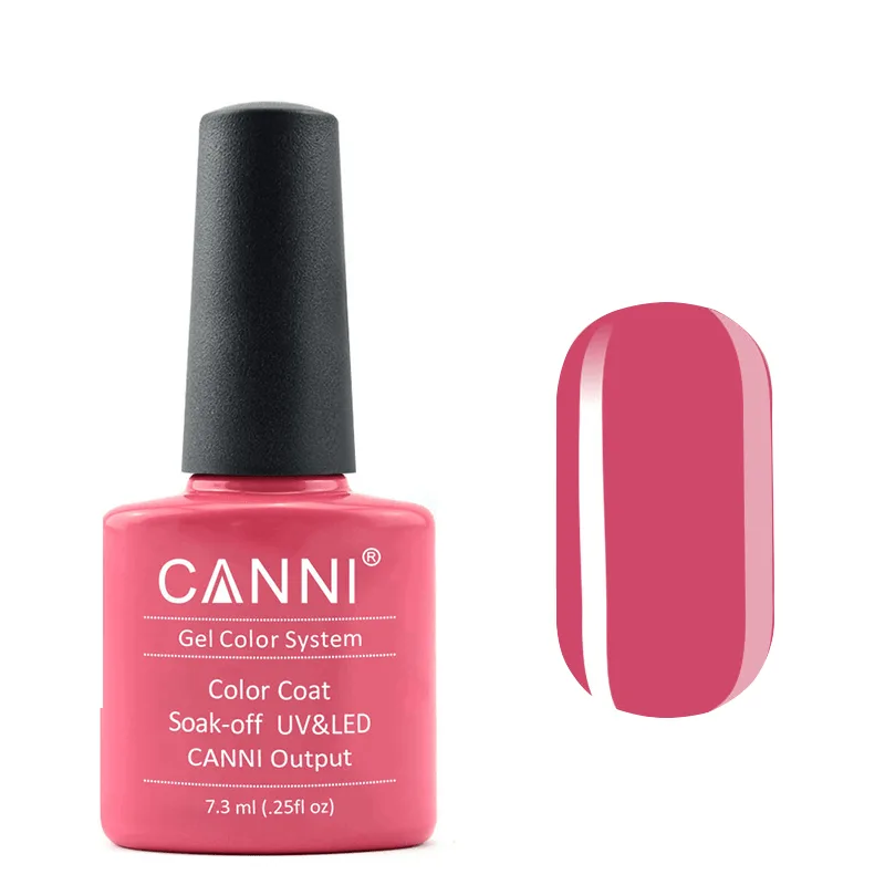 Гель-лак Canni Color Coat Soak-off UV&LED 121 темно-лососевий 7.3 мл