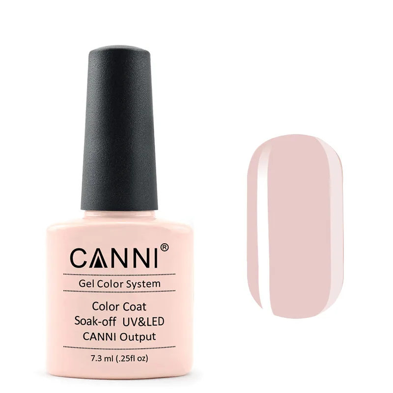 Гель-лак Canni Color Coat Soak-off UV&LED 101 ніжний бежево-кремовий 7.3 мл