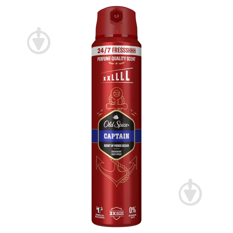 Дезодорант парфумований для чоловіків Old Spice Captain 250 мл
