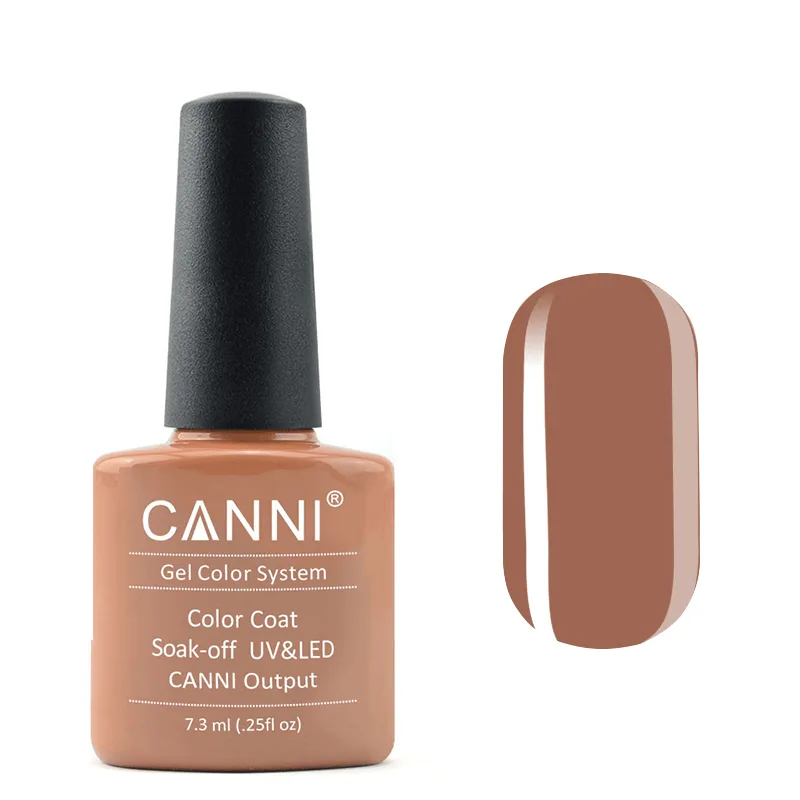 Гель-лак Canni Color Coat Soak-off UV&LED 95 молочний шоколад 7.3 мл