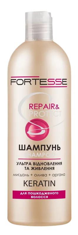 Шампунь Fortesse Professional, відновлення для пошкодженого волосся, 400 мл