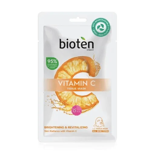 Маска для обличчя BIOTEN Vitamin C Tissue Mask тканинна 20 мл