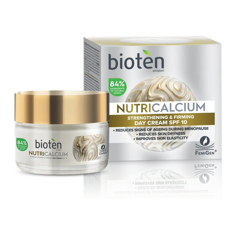 Зміцнювальний денний крем для обличчя Bioten Nutri Calcium Strengthening & Firming Day Cream SPF 10 50 мл