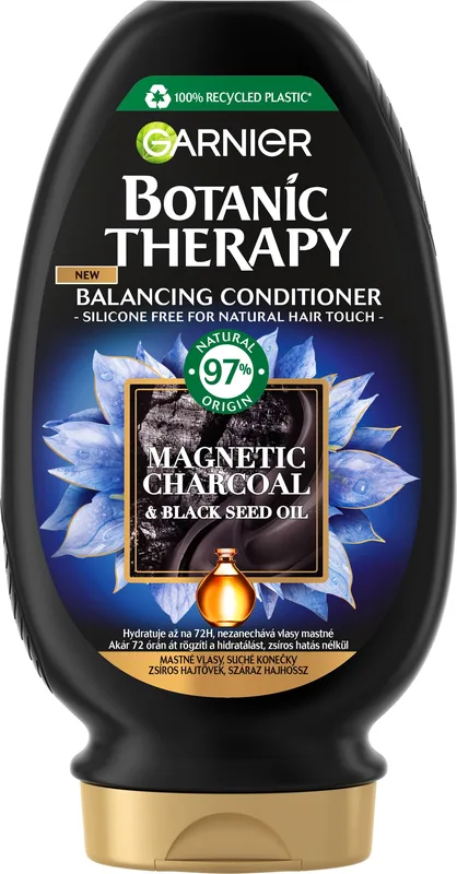 Бальзам-ополіскувач Garnier Botanic Therapy Магнетичне вугілля та Чорний кмин, 200 мл