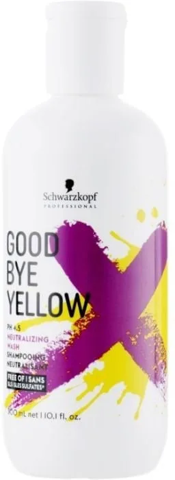 Бессульфатний шампунь з антижовтим ефектом Schwarzkopf Professional Goodbye Yellow