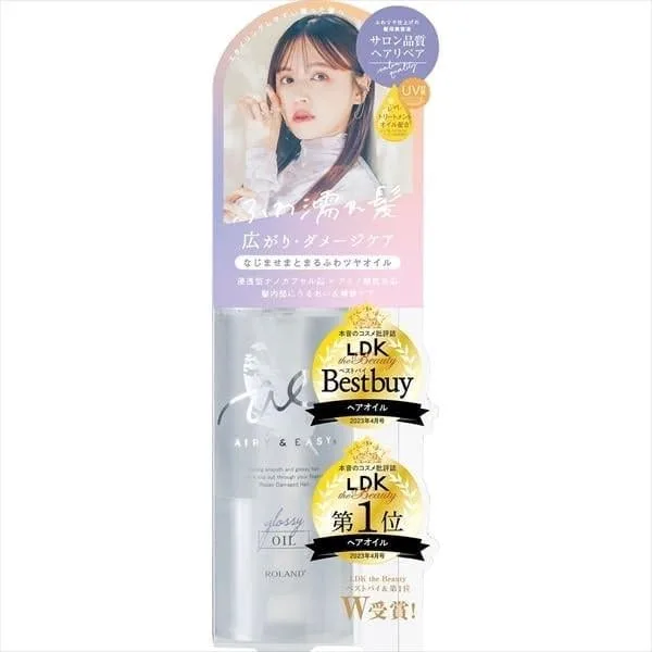 Олія для волосся Airy & Easy Glossy Repair Oil N відновлювальна з ефектом wet hair (3202170855)